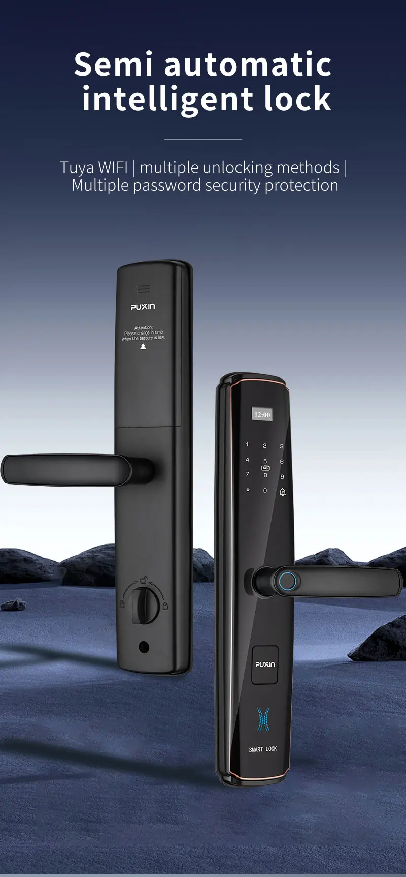 Semi Automatic Intelligent Lock