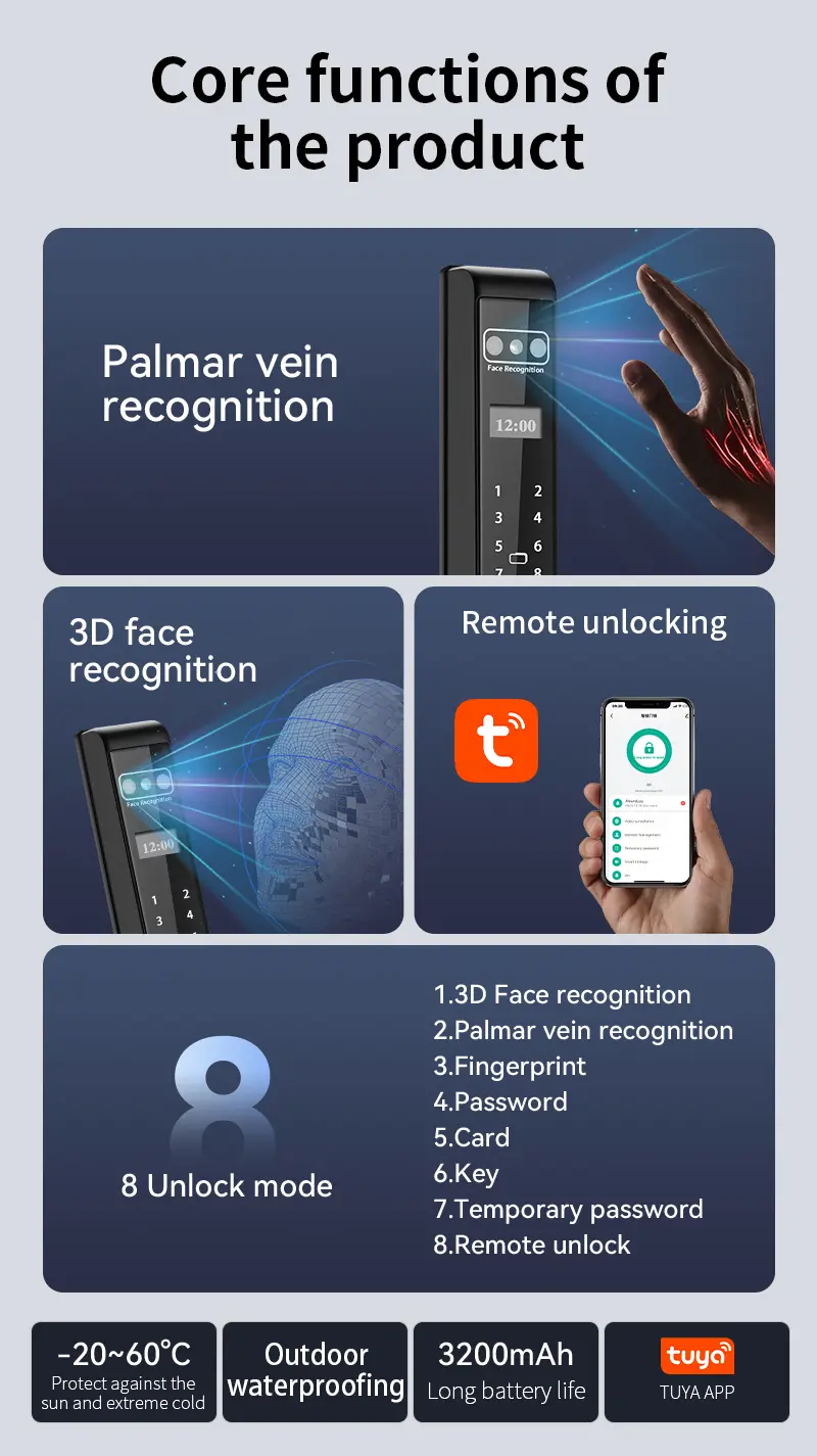 Aluminum Keyless Door Lock